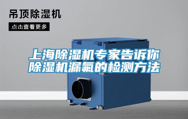 上海除濕機(jī)專(zhuān)家告訴你除濕機(jī)漏氟的檢測(cè)方法